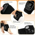 thumbnail image 4 of BAISEMAIN 1 Pack Cordless Heated Ankle Massager for Plantar Fasciitis Support, Heating Ankle Wrap with 3 Heat Levels & Vibration,USB Rechargeable,Adjustable for Sports Recovery & Daily Comfort, 4 of 8