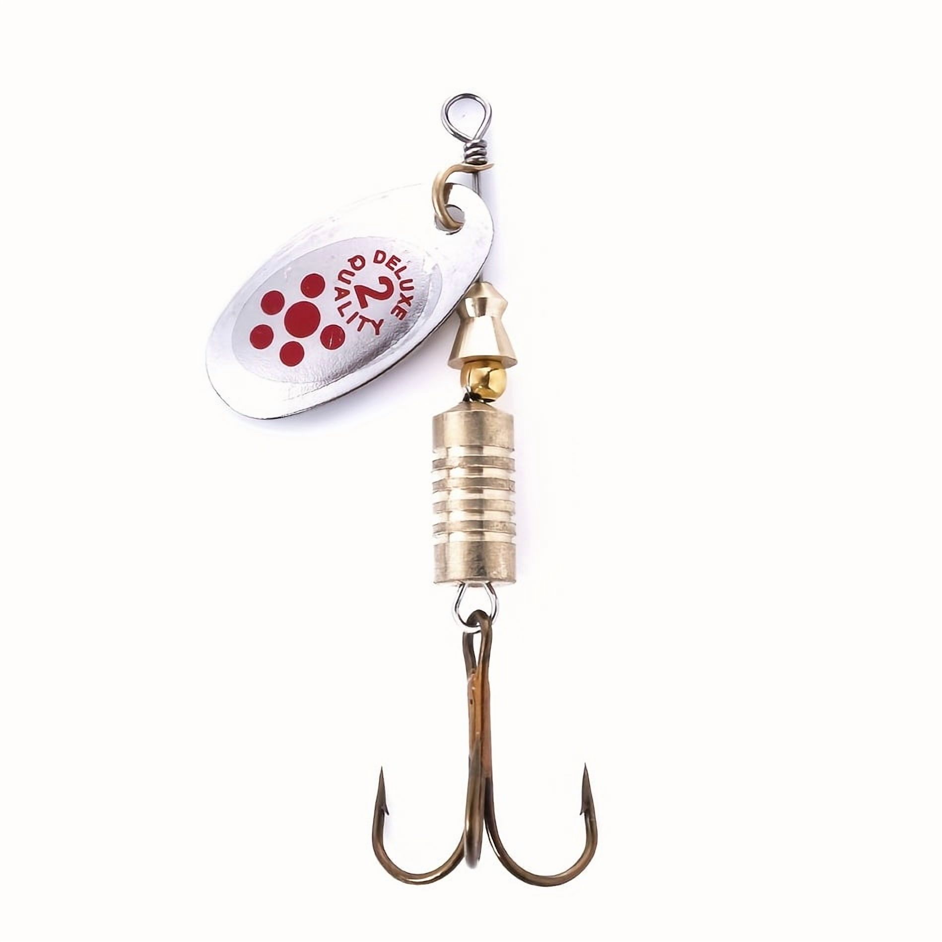 10PCS Spinner Spoon Metal Bait Fishing Lures With Box Sequins Crankbait Spoon Baits Bass Trout Perch Pike Rotating