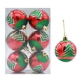 thumbnail image 2 of PPgejGEK 6PCS Christmas Tree Ball Bauble Hanging Home Party Ornament Decor 6CM up to 65% off, 2 of 4