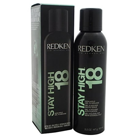 Redken Stay High 18 Hold Gel To Mousse for Unisex, 5.2 (Best Hair Mousse For Black Hair)