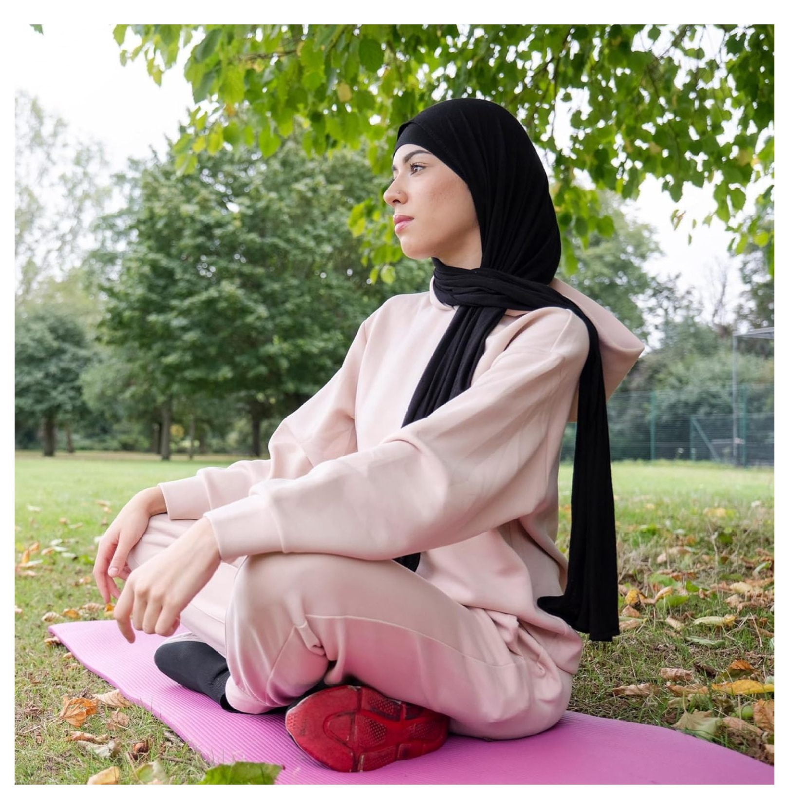 Yoga Mat 1 Inch Thick - Non Slip Exercise Mat with Strap - Extra Large 71x24in Pilates Mat for Women Men - Pink High Density Workout Mat for Floor