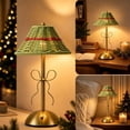 thumbnail image 7 of ALORINA Rechargeable LED Table Lamp with Green Weave Shade, Portable Cordless Nightstand Light, Vintage Warm Light for Living Room and Bedroom Decor, 7 of 7