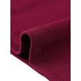 thumbnail image 5 of INSPIRE CHIC Jumpsuits for Women Dressy Casual Jumpsuit Sleeveless Crew Neck Knit Wide Leg Rompers Jumpers Summer Outfits M Wine Red, 5 of 6