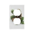 thumbnail image 3 of IAUYY Retardant PC Material Duplex Outlets Switch Plate Covers Easy DIY Installation with Screws Light Switch Cover Plate A Pinecone, 3 of 9