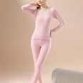 thumbnail image 2 of BLVB Thermal Underwear for Kids Girls Thermals Long Johns Underwear Warm Fleece Winter Base Layer for Cold Weather/Skiing, 2 of 7