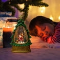 thumbnail image 1 of ¡Ofertas de Clearance!, Regalo de Navidad Caja de música de nieve luminosa Adornos decorativos con forma de Papá Noel y ciervo Luz de noche 150 ml Akmoler, 1 of 8