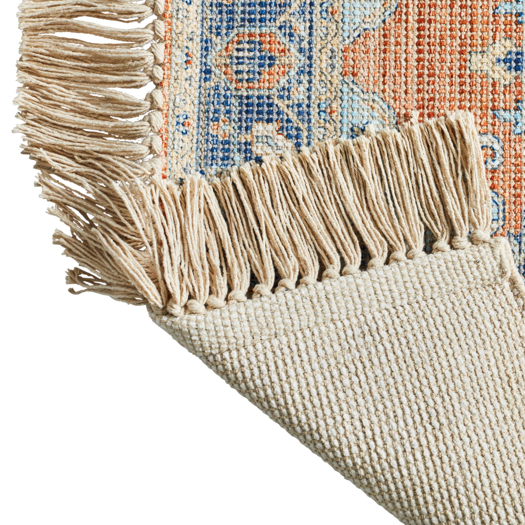 Better Homes & Gardens Persian Fringe Indoor Area Rug, Orange, 30"x46"