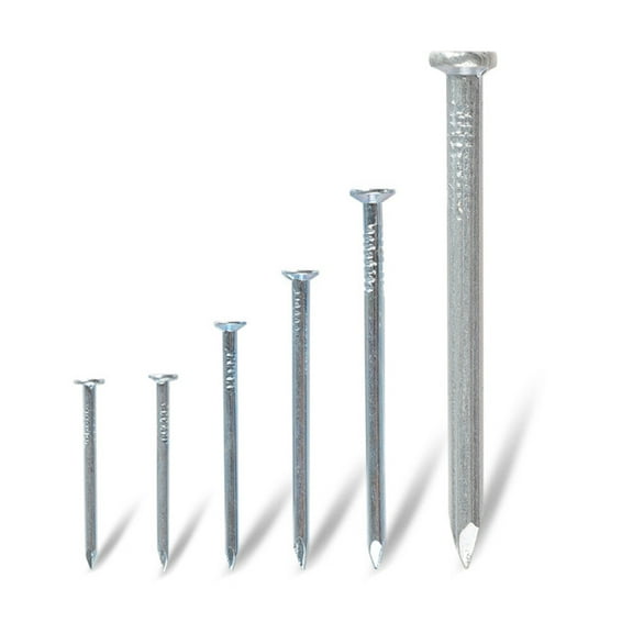 TABLZONE Cement Nails Assorted Color 6 Sizes Steel Material Home Projects 165Pcs