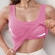thumbnail image 5 of Ropa interior térmica para mujer, color sólido, cuello en U con cojín en el pecho, hilo, sin mangas, ropa interior de poliéster para mujer, 5 of 6