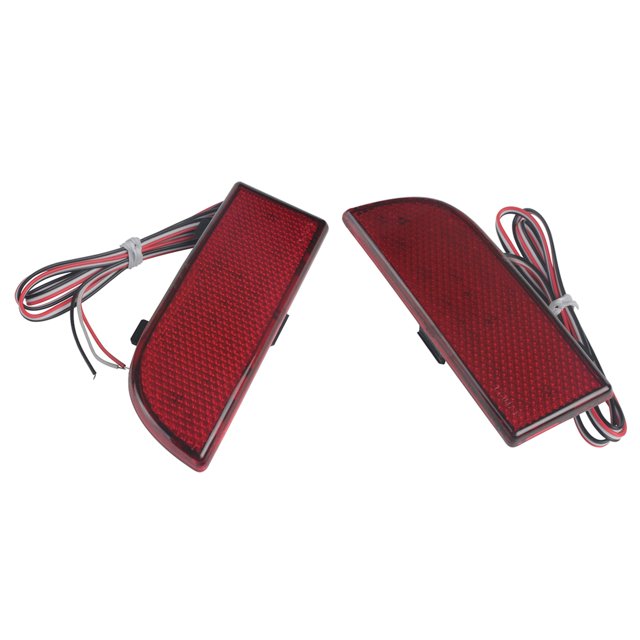 1 Pair Rear Bumper Reflector LED Stop Brake Light for Mercedes W639 Vito Viano 2003-14