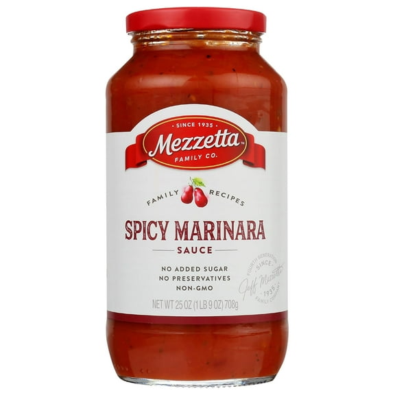 MEZZETTA Spicy Marinara Sauce, 25 OZ