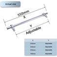 thumbnail image 2 of Poignée de Porte de Douche en Acier Inoxydable, Barre de Serrage Réglable pour Porte Vitrée de Salle de Bain, Finition Polie, Ensembles de Poignées de Porte de Remplacement pour Porte Latérale Simple (Taille : 550 mm), 2 of 7