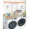 thumbnail image 2 of VEVOR Washer Dryer Countertop, 54" x 27" Wooden Washer and Dryer Countertop, Water-Resistant Laundry Machine Topper Cover with Anti-Slip Pads, for Laundry Room Organization and Storage, Oak, 2 of 9