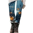 thumbnail image 2 of Travel Pants for Women Sevevn Womens Halloween Fashion Print Leggings Yoga Casual Pants Multicolor XL, 2 of 7