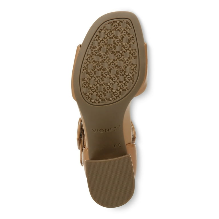 Vionic Women's Chardonnay Sandal Camel Nappa 7.5W - Walmart.com