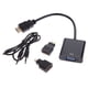 thumbnail image 1 of Adaptadores Adaptador 1080P Compatible Con Micro Hdmi / Compatible Con Mini Hdmi / Compatible Con Hdmi A Vga Con Audio (Negro), 1 of 8