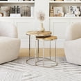 thumbnail image 1 of Bari Nesting Table Set (2-Piece) Natural, 1 of 8
