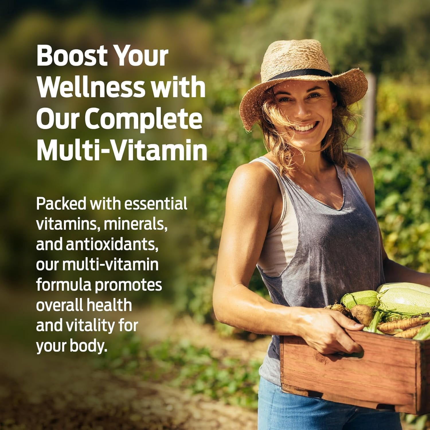 Forest Leaf Multivitamin for Women, Daily Multi-Vitamin for Women - All Essential Vitamins | 60 Veg Caps