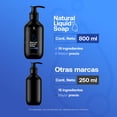 thumbnail image 4 of Jabón Líquido Natural | 800ml | Para Manos y Cuerpo | Sin Parabenos | Natural Liquid Soap | B Life., 4 of 7