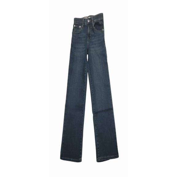 Levi's Girls' Wide Leg Jeans, Stretch Denim, High Rise, Blue Wash, Size 12