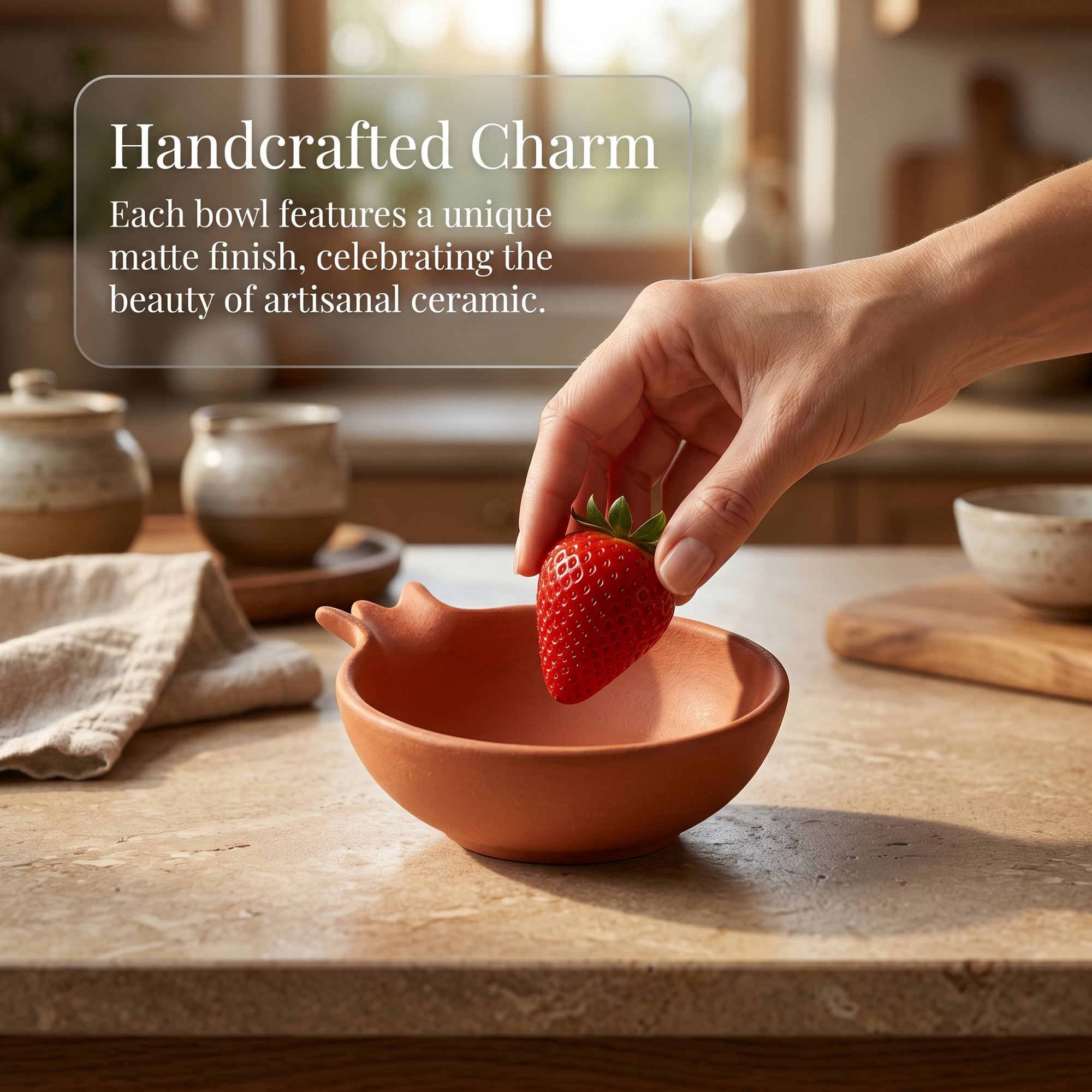 Unique Bargains Ceramic Pomegranate Decorative Bowl for Jewelry Red 4.4"L x 3.7"W x 1.2"H