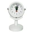 thumbnail image 1 of Reloj despertador con de 2.0 in, barrido silencioso, funciona con , reloj de tiempo, no Zulema Pequeño reloj despertador redondo, 1 of 6