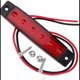 thumbnail image 3 of 10 Uds 6 LED luz indicadora lateral roja luz indicadora luz indicadora lateral trasera para camión remolque RV cabina barco autobús camión luz LED de posición, 3 of 5