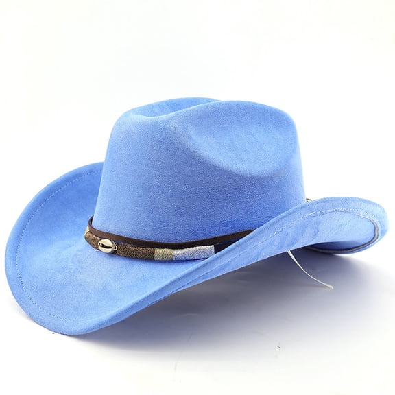 TIANZEN Western Cowboy Hat With Curved Brim For And Outdoor Adventure Travel Riding Cowboy Hat Men Western