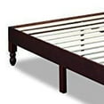 thumbnail image 2 of MUSEHOMEINC 12 Inch Wood frame Platform Bed, Elegant Style, Espresso Finish, Queen, 2 of 6