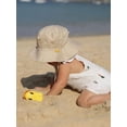 thumbnail image 4 of Baby Sun Hat for Boy Girl Toddler Summer Bucket Hat Kids Sun Protection Beach Hat Cotton Baby Hats, 4 of 5
