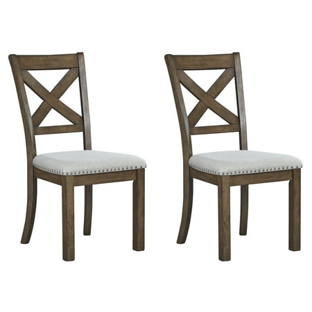  Moriville Dining Upholstered Side Chair Grayish Brown