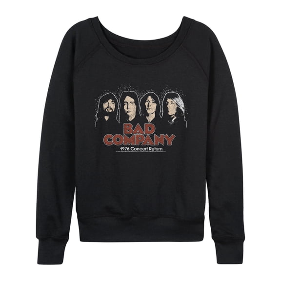 Bad Company - Band Faces - Women's French Terry Long Sleeve Pullover
