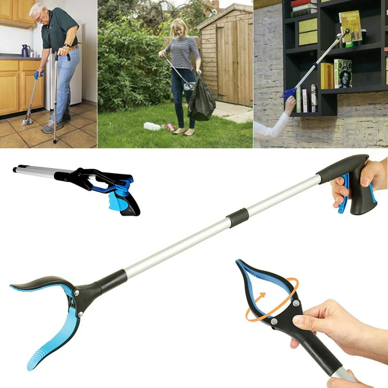  Grabber Reacher Tool, 32 Foldable Picker Upper Grabber,  Reaching Tool for Trash Claw Pick Up Stick, Litter Picker, Arm Extension  (1) : Industrial & Scientific
