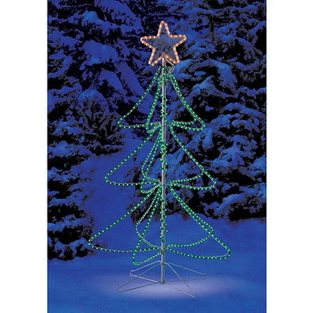 Holiday Time 4' 3D PANEL ROPE TREE
