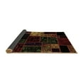 thumbnail image 2 of Ahgly Company Indoor Square Patchwork Brown Transitional Area Rugs, 4' Square, 2 of 4