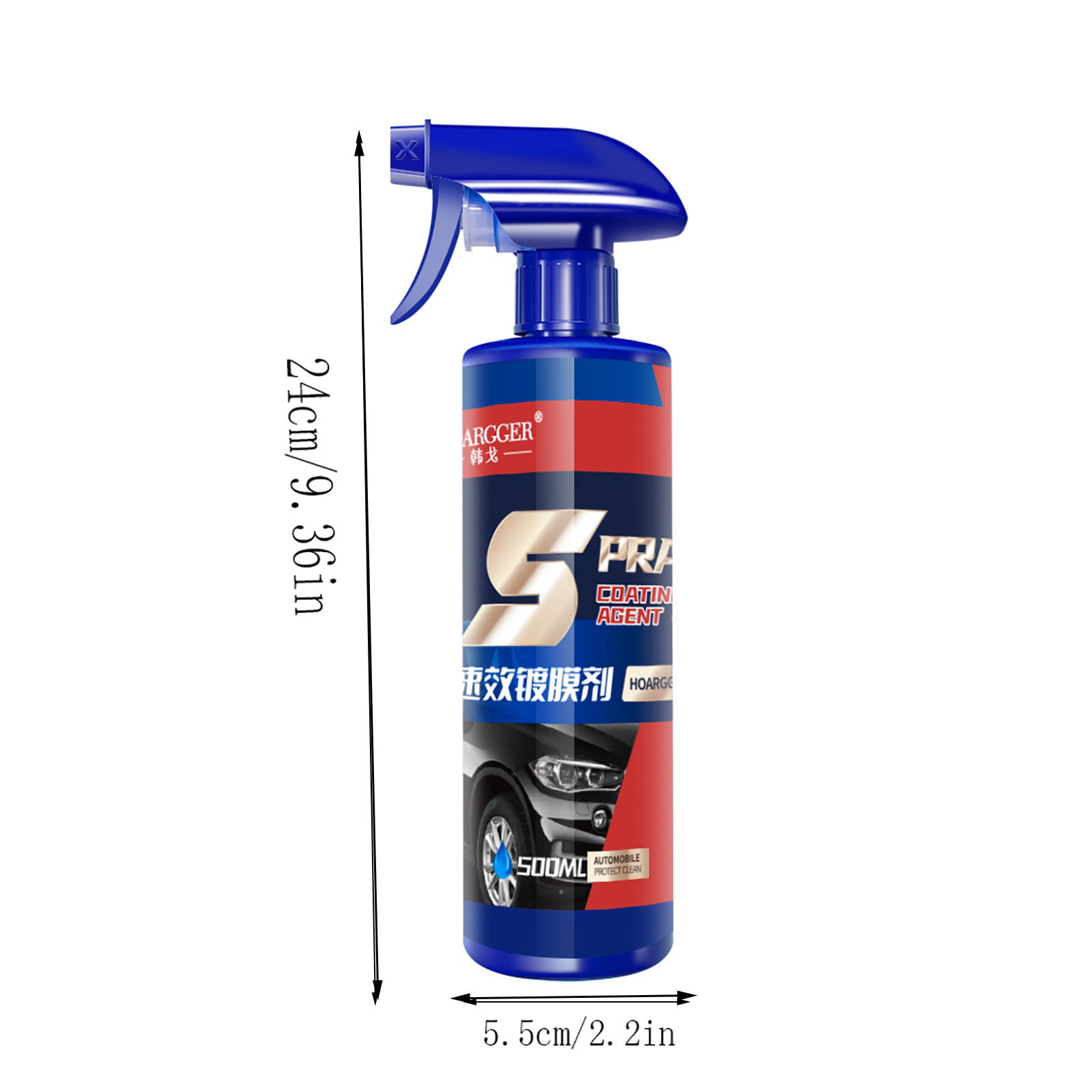 Tohuu Coating Spray Car Wax High Protection Quick Car Coating Spray Wax For  Car Detailing Cleaning Gloss Coating Hydrophobic Spray expedient 