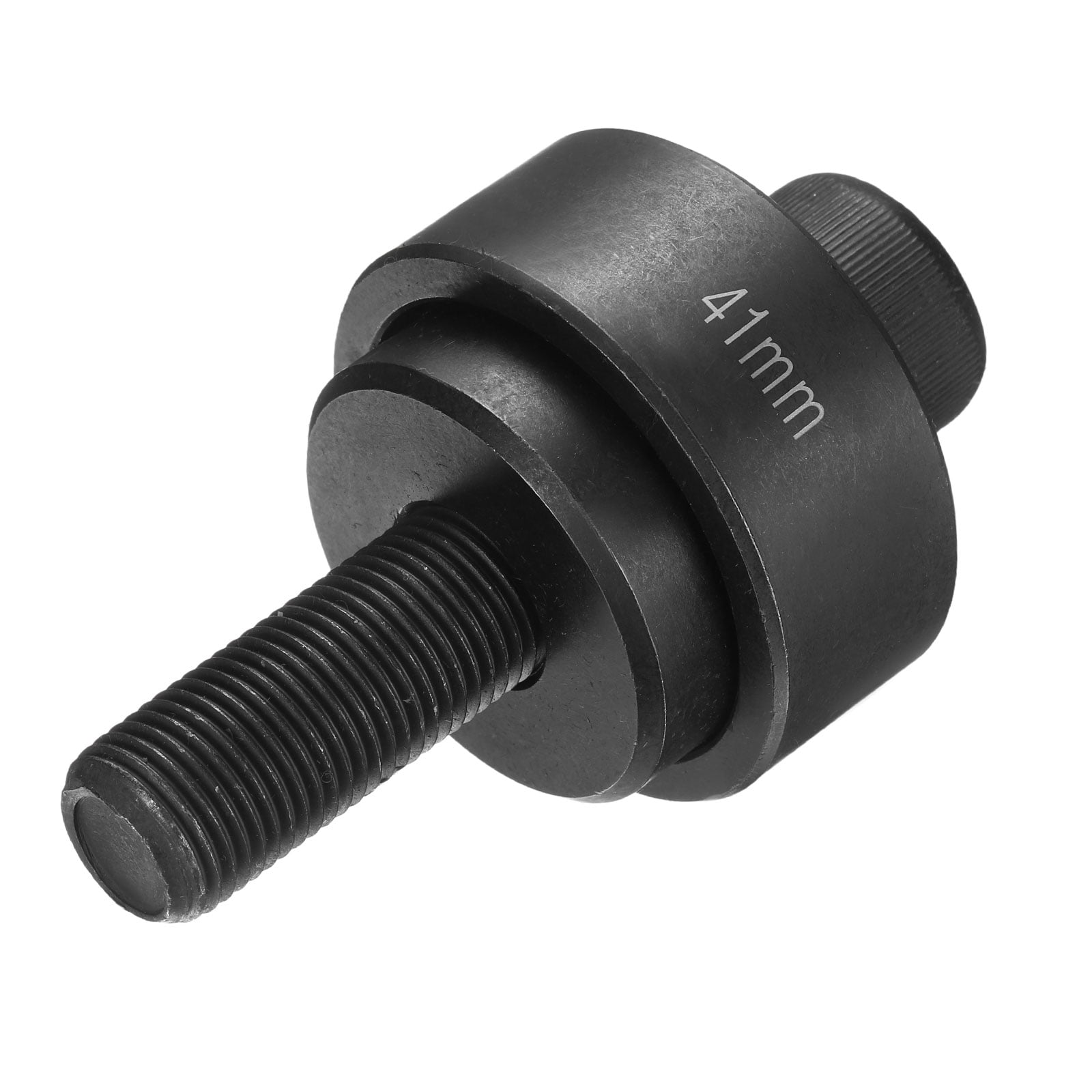 Sheet Metal Punch Hole Punch 41mm Bearing Steel Precise Cutting Manual Knockout Punch Kit for Metal Steel Plate Sink Stainless Steel, Black