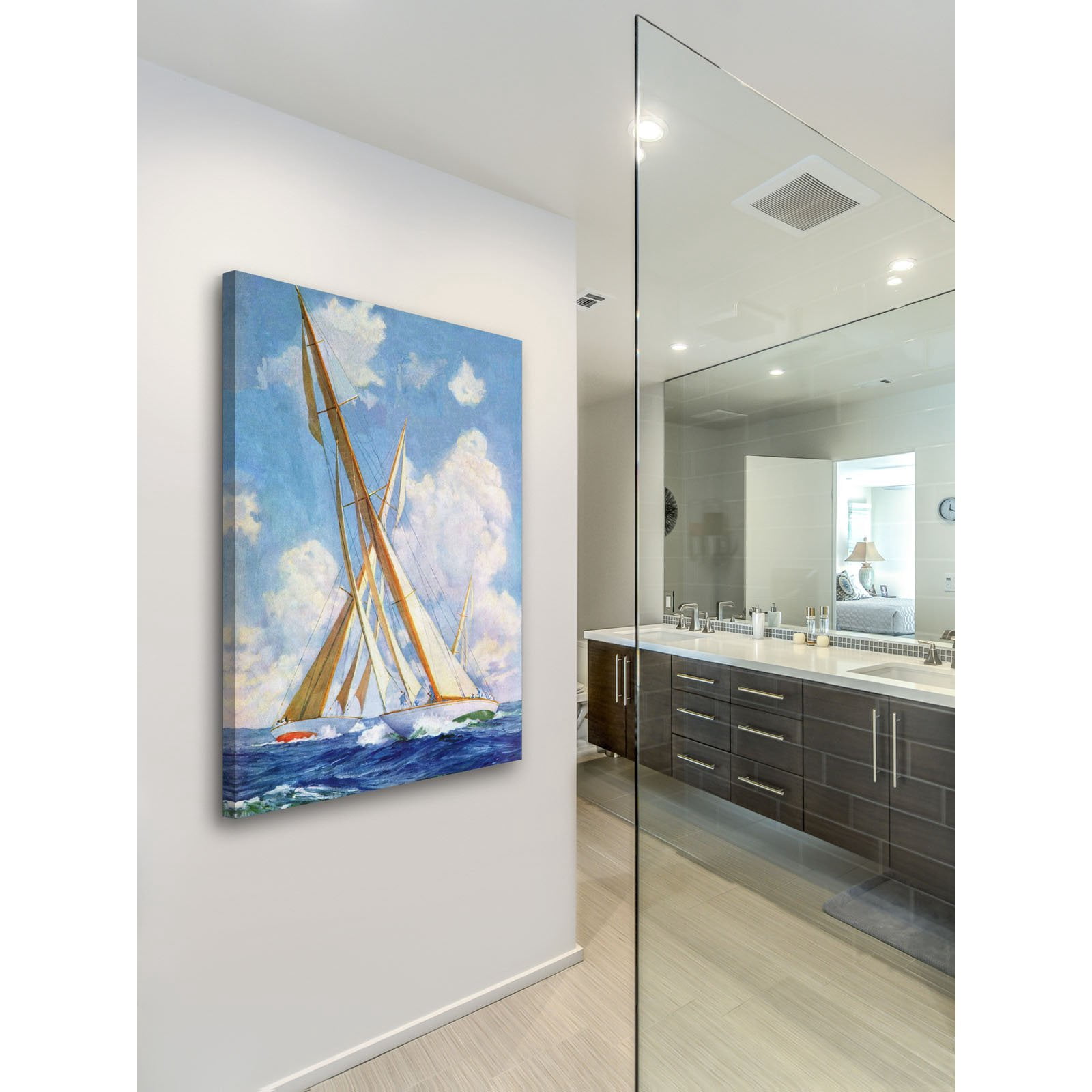 Marmont Hill Crossed Sails Wall Art