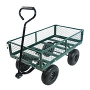 Heavy-Duty Wagon Cart Garden Cart Trucks, 550lb Capacity for Wood, Potted Plant