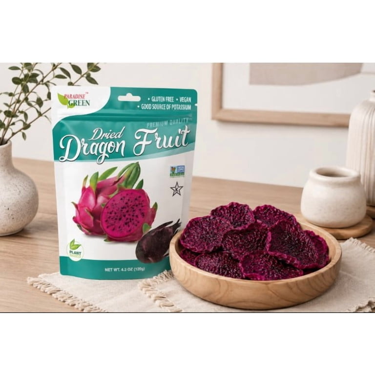 Paradise Green Dried Dragon Fruit 4.3 OZ. - Walmart.com
