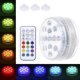 thumbnail image 1 of Tomshine RGBW 13LEDs Luz sumergible a pilas con control remoto RF Ventosa magnética IP68 Lá Abanopi Lámpara subacuática, 1 of 7