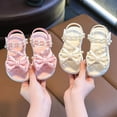 thumbnail image 5 of TOWED22 Toddler Girl Sandals Open Toe Strappy Summer Shoes Dress Sandals for Girls（Beige,9.5）, 5 of 5