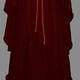 thumbnail image 2 of Qarigey Vestido maxi con cinturón de fiesta de manga larga y cuello para mujer Disfraz de Halloween Cosplay Vestidos vino rojo XL, 2 of 4