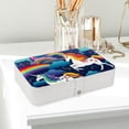 thumbnail image 6 of Unicorn Portable PU Leather Necklace Organizer with Removable Compartment & Decorative Box - Jewelry Boxes Included, 6 of 6