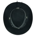 thumbnail image 5 of Arizona Leather Hats for Men & Women Cowboy Western style Shapeable Brim Hat - XL - Black, 5 of 6