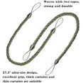 thumbnail image 3 of Cordes à Rideaux ZMLEVE Tie-Backs, Rideaux à la Main avec 2 Crochets à Vis en Métal (Vert, 2pack), 3 of 7