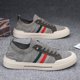 thumbnail image 4 of Zapatos informales para hombre, zapatos de lona transpirables para hombre, Zapatillas informales de suela blanda para exteriores, zapatillas de tenis para estudiantes sin cordones para caminar, 4 of 4