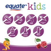 Equate Kids Multivitamin + Immune Dietary Supplement Gummies, Natural Fruit, 150 Count