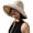 Wheat, variant on Holzlrgus Wide Brim Bucket Hat - UPF50 Protection Travel Beach Sun Hat with Semi-Rigid Adjustable Foldable Brim