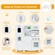 thumbnail image 4 of Juego de Cocina de Juguete de Madera Costway con Accesorios Teléfono Fregadero Horno Nevera Dispensador de Agua Luz y Sonido Blanco, 4 of 10